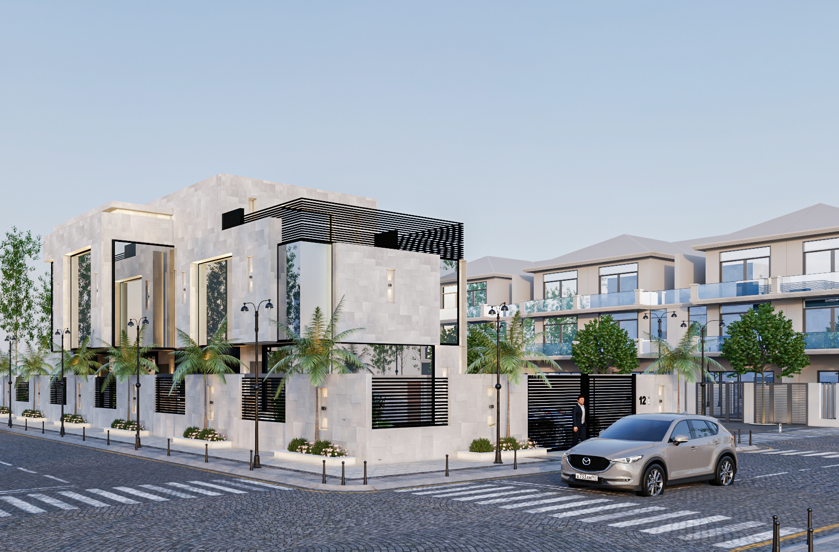 Villa Elevation Design（别墅立面设计）丨沙特阿拉伯丨Omar Studio-5