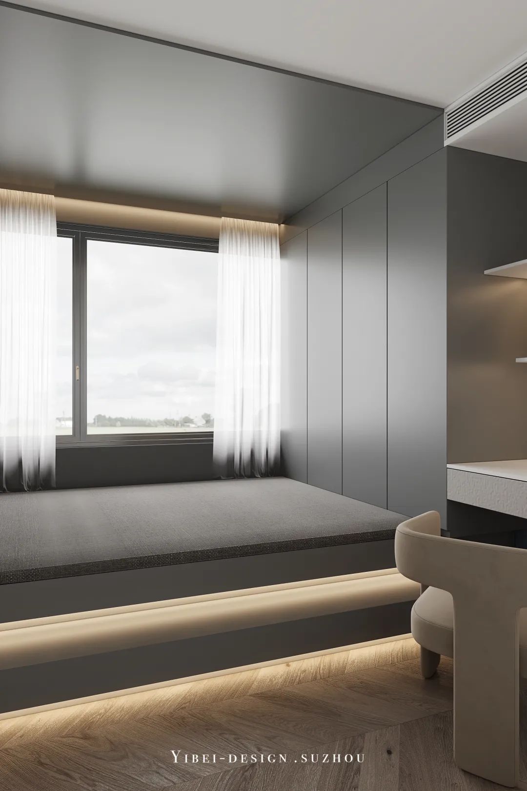现代极简家装设计丨中国苏州丨YIBEI DESIGN-20