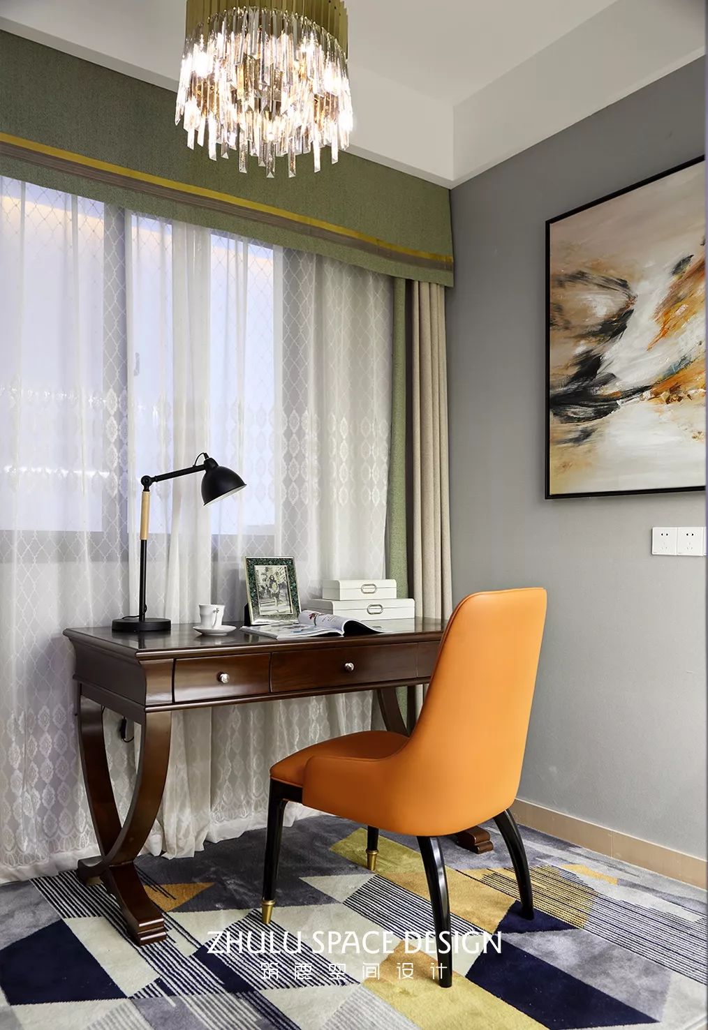 如东翡翠观澜轻奢样板房,现代都市优雅风-50