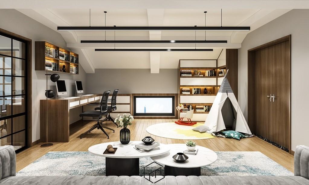 混搭风家居设计,满足一家四口需求-26