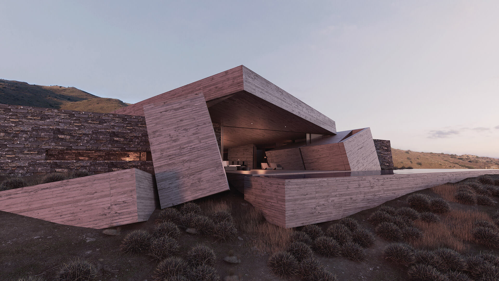 Modern Cavesin Crete Aristides Dallas Architects-1