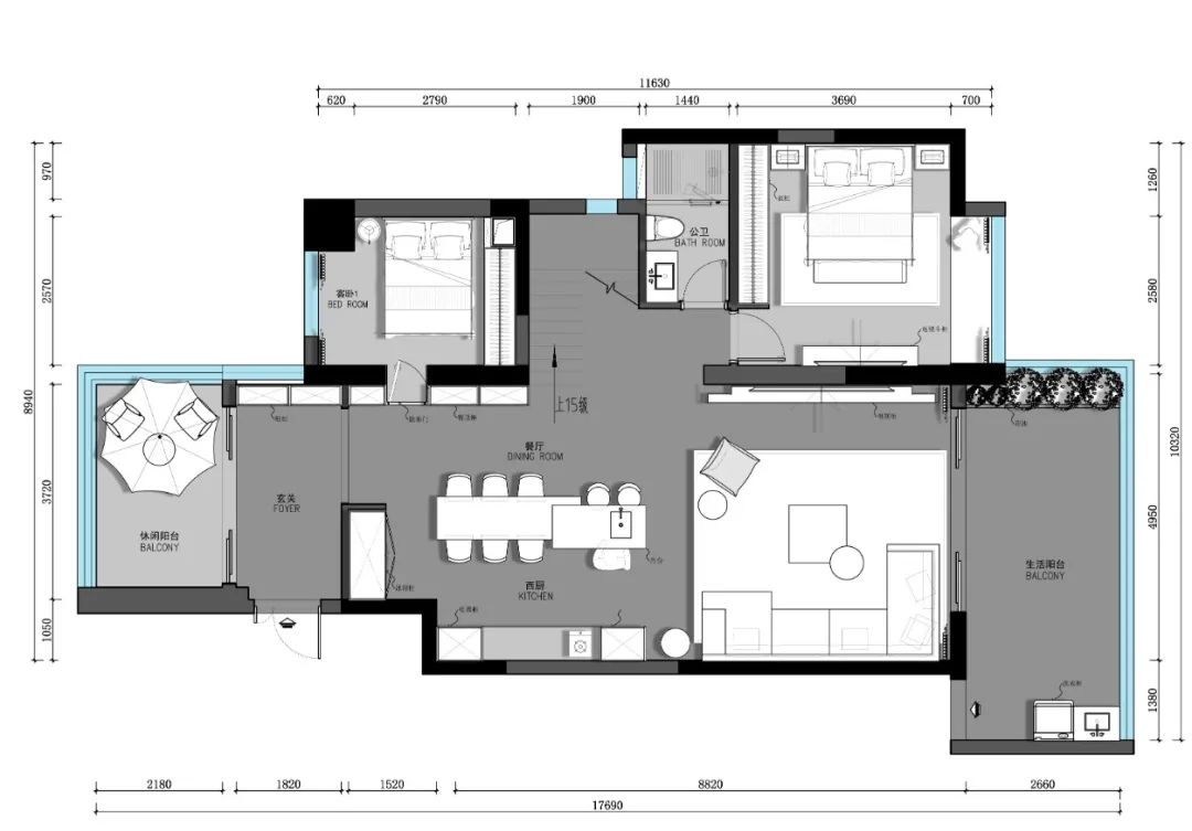 红树别院 | 251m²简约温馨家居设计-4