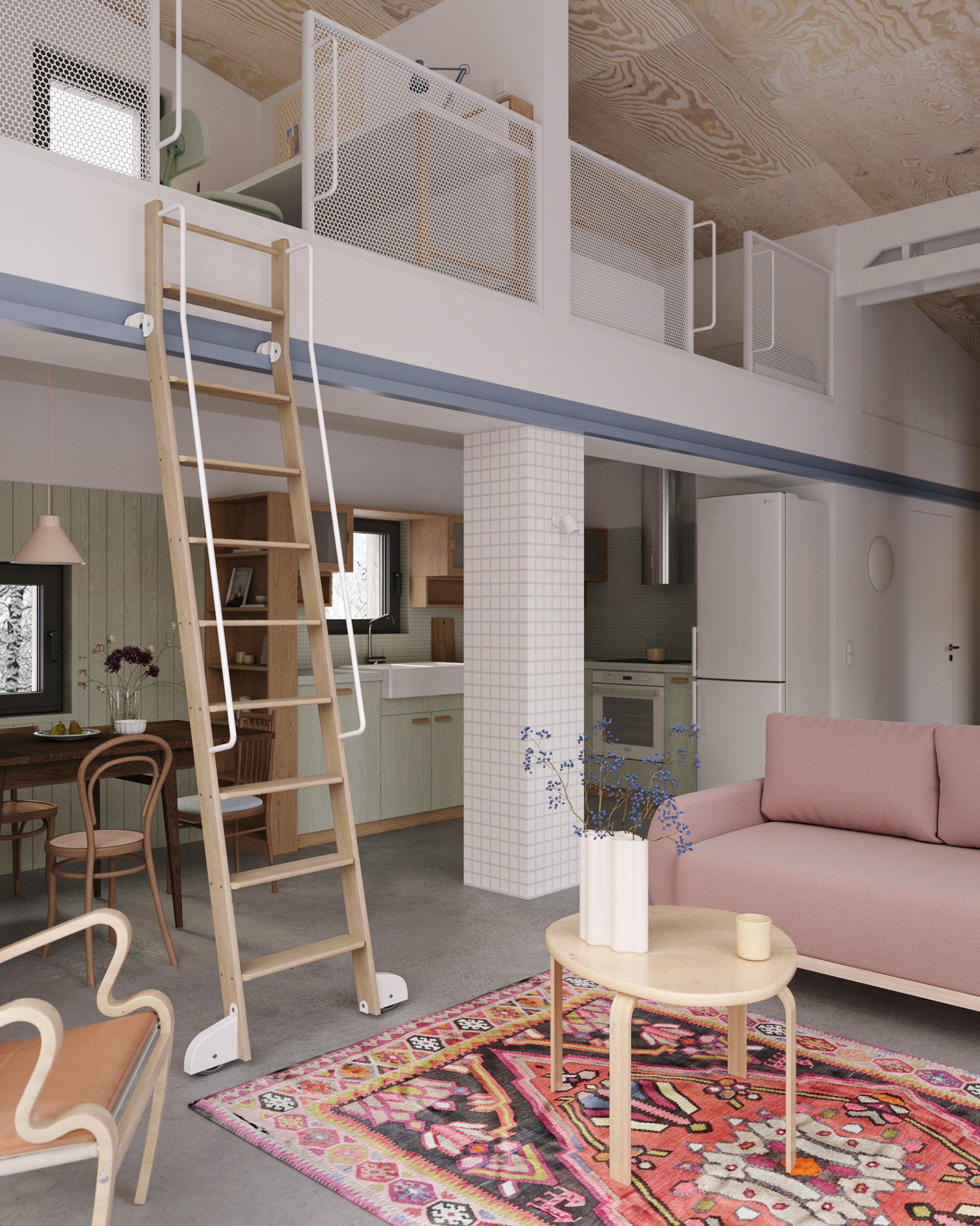 Rumyantsevo 框架房室内设计丨俄罗斯-16