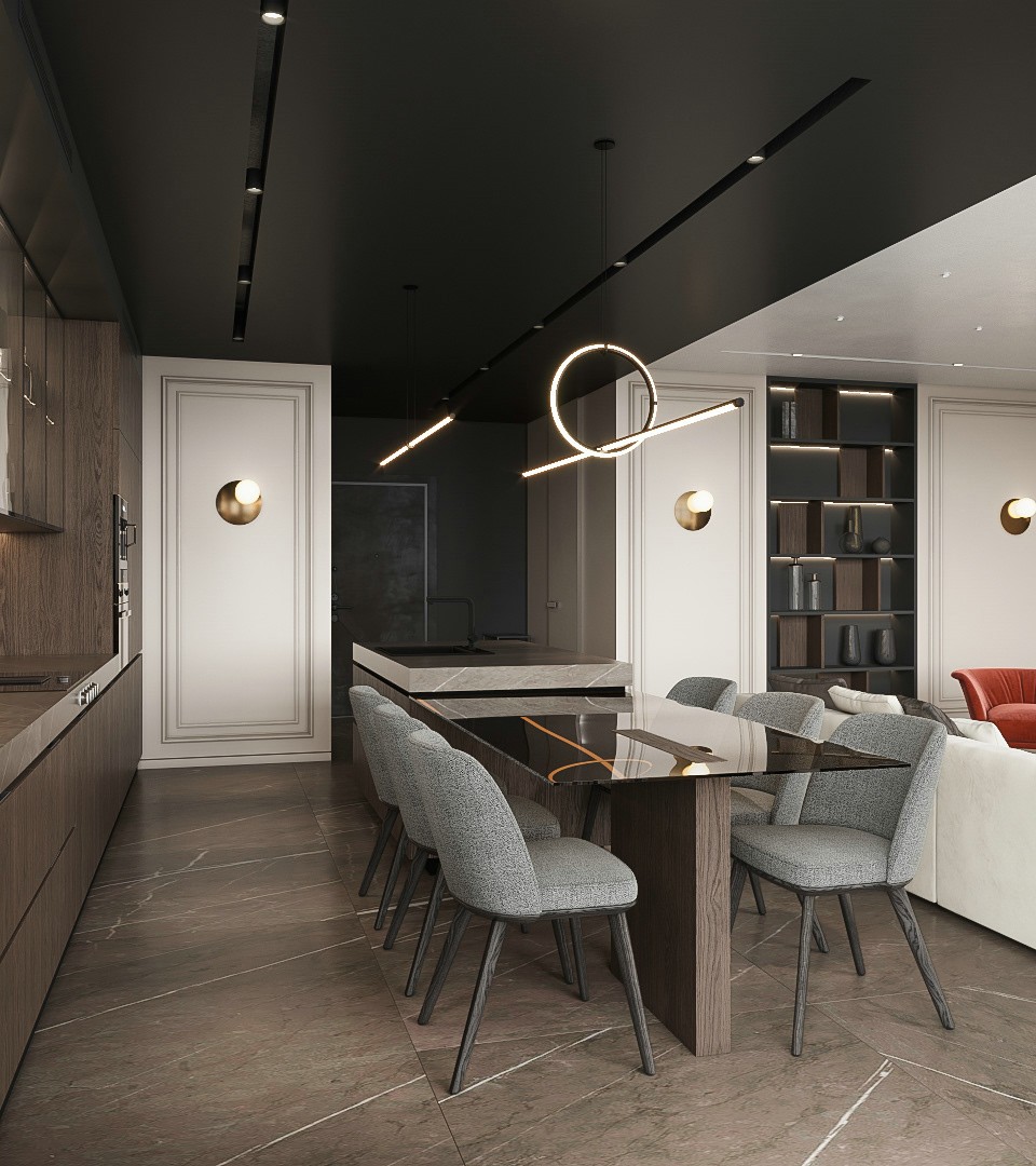 深色系公寓设计-6