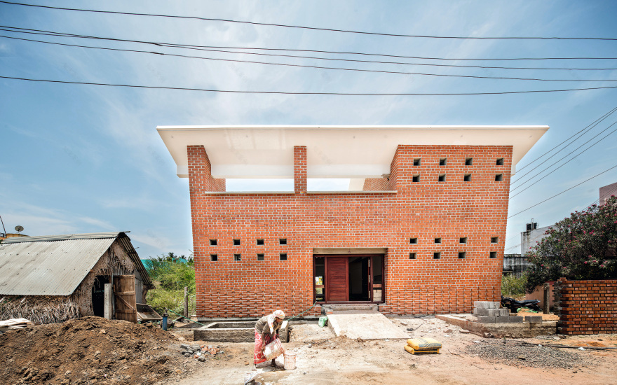 Nandalal Sewa Samithi 图书馆丨印度本地治里丨Anupama Kundoo 建筑事务所-16