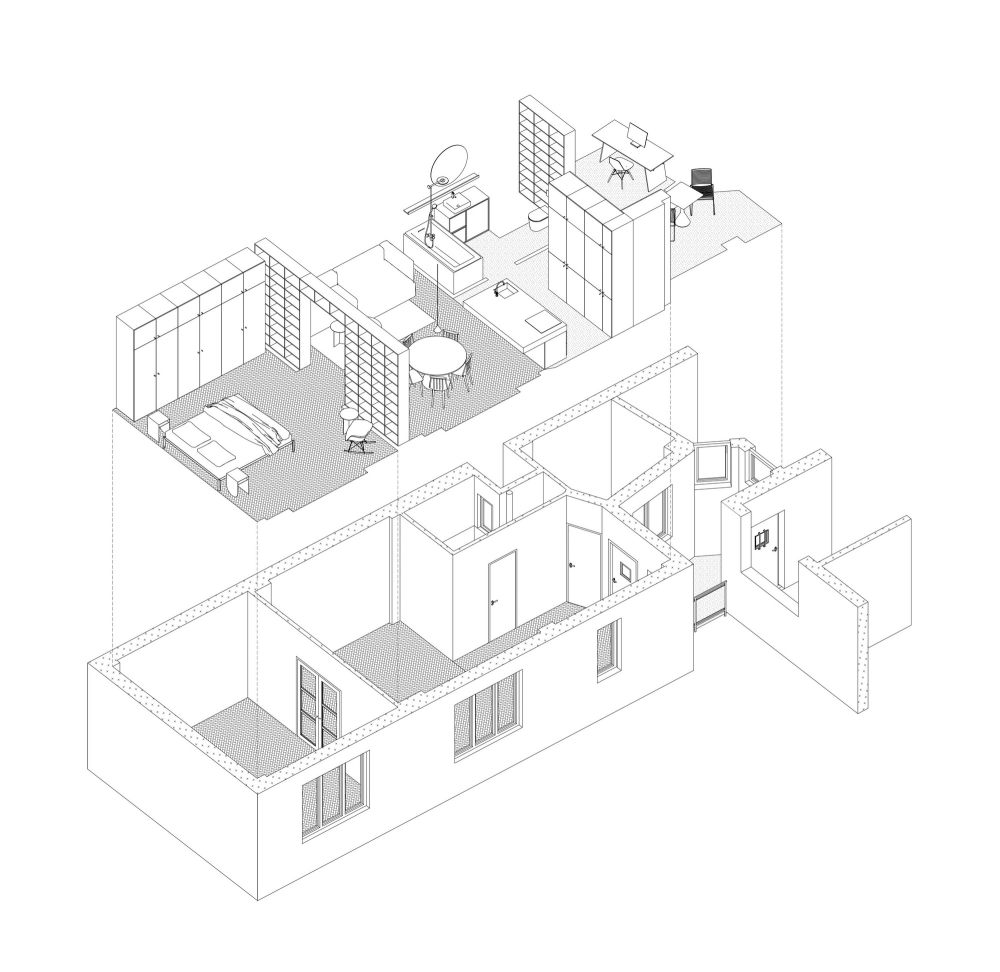 H 公寓 | 旧城风貌与现代空间的完美融合-28