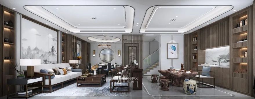 科为城墅·联排下叠 新中式和合静美-45