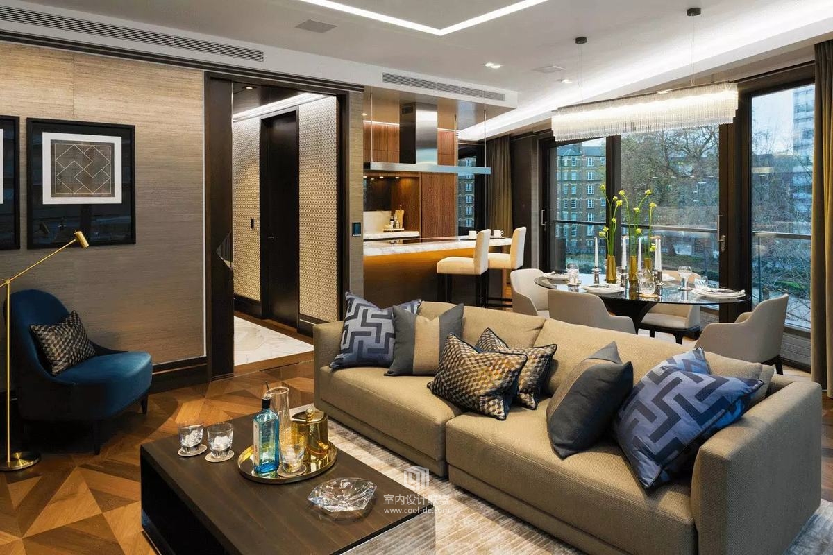 伦敦豪华公寓设计-22