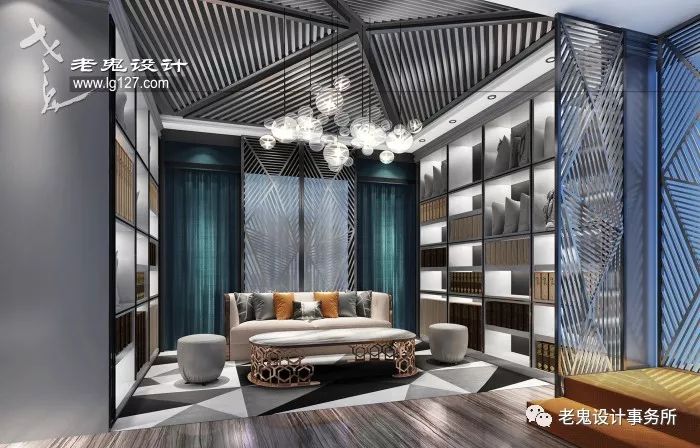 老鬼设计案例|西格布艺展厅设计！-11
