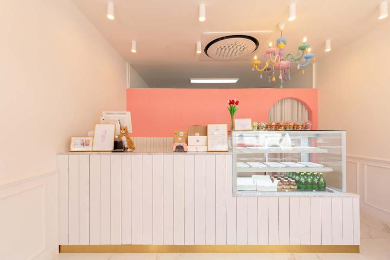 粉色氛围的 10 坪小户型装修设计-6