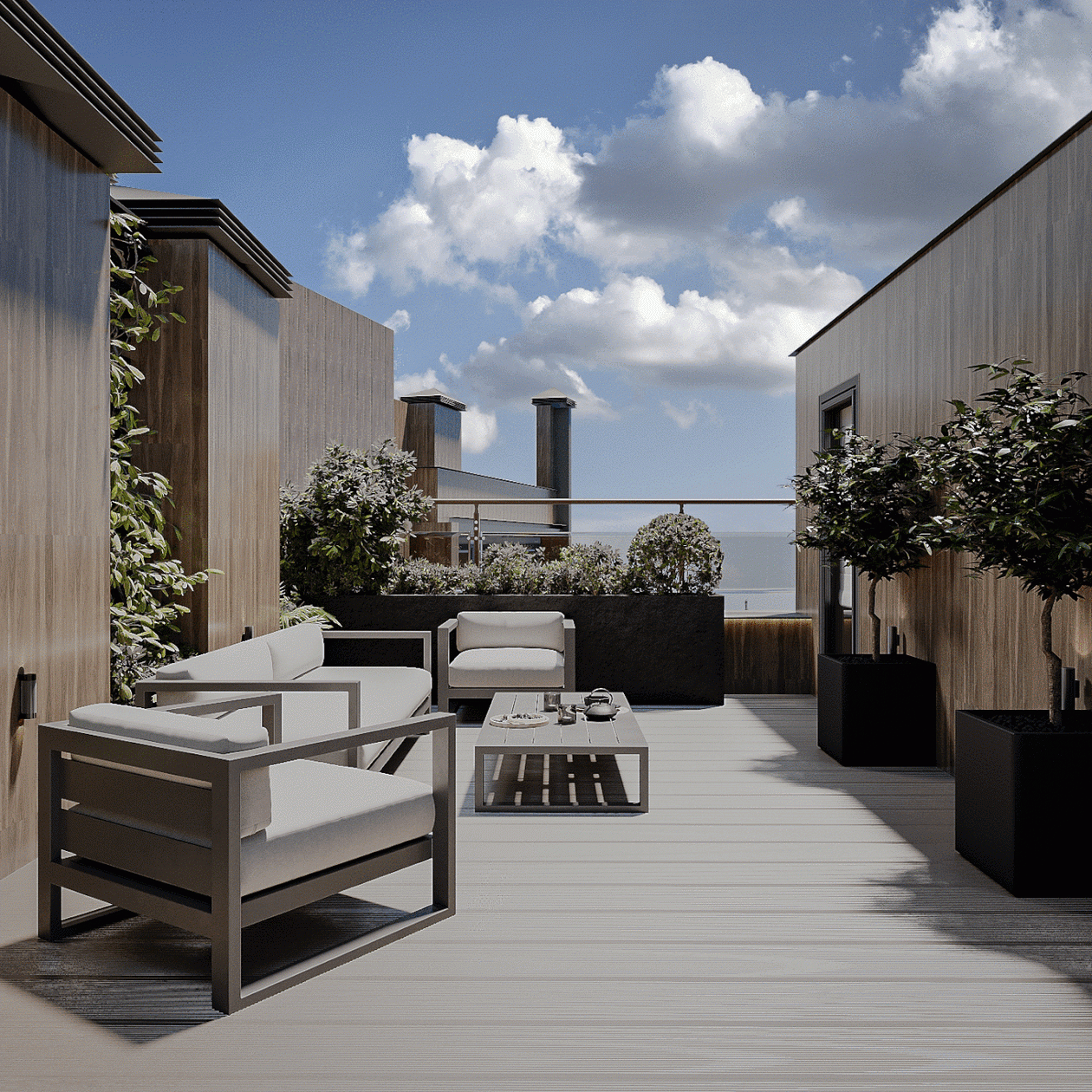 原木与灰 打造舒适有度的浪漫居地-14