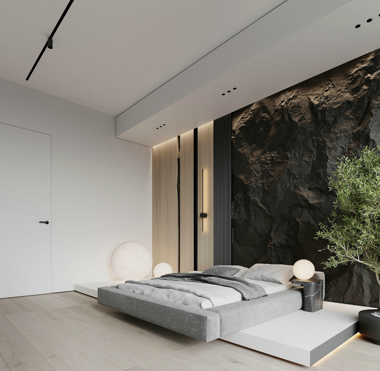 高级灰色系公寓设计-7