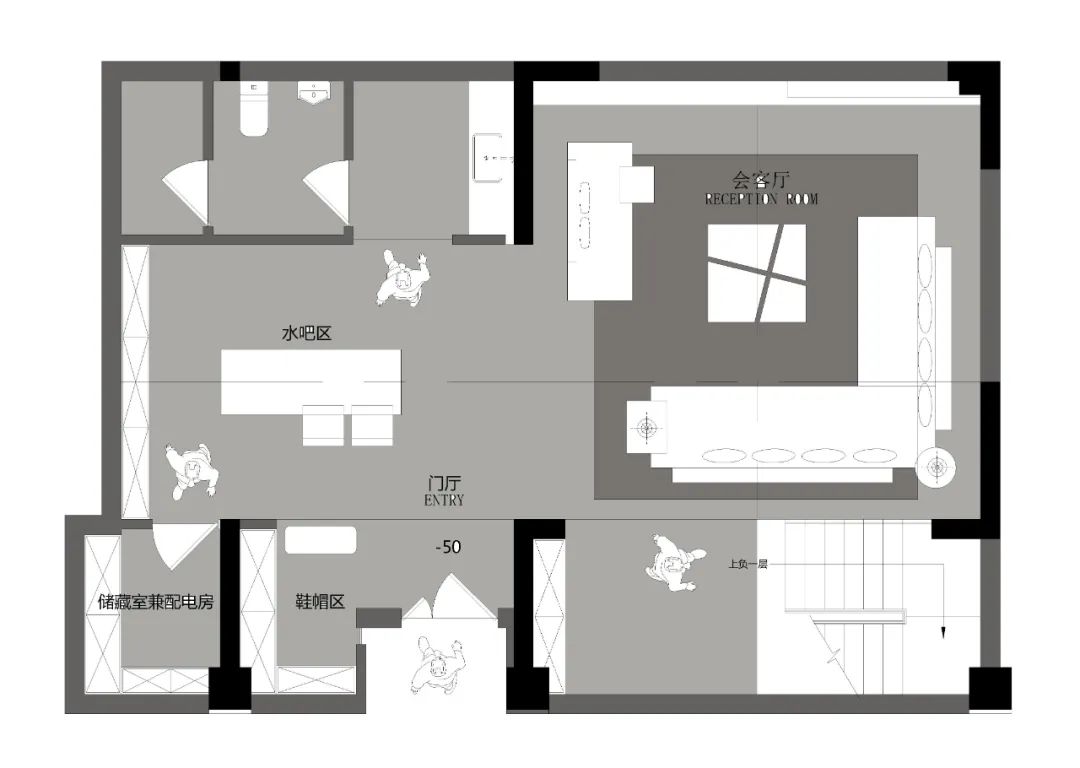 华美翡丽山私宅设计丨中国重庆丨KD室内设计事务所-17