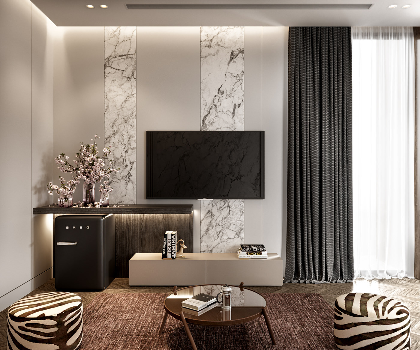 融合自然元素的奢华家居设计-12