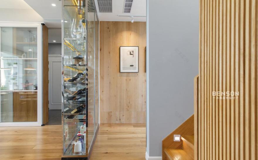 本森设计周龙 | 160 平米简约别墅,打造亲子互动空间-5