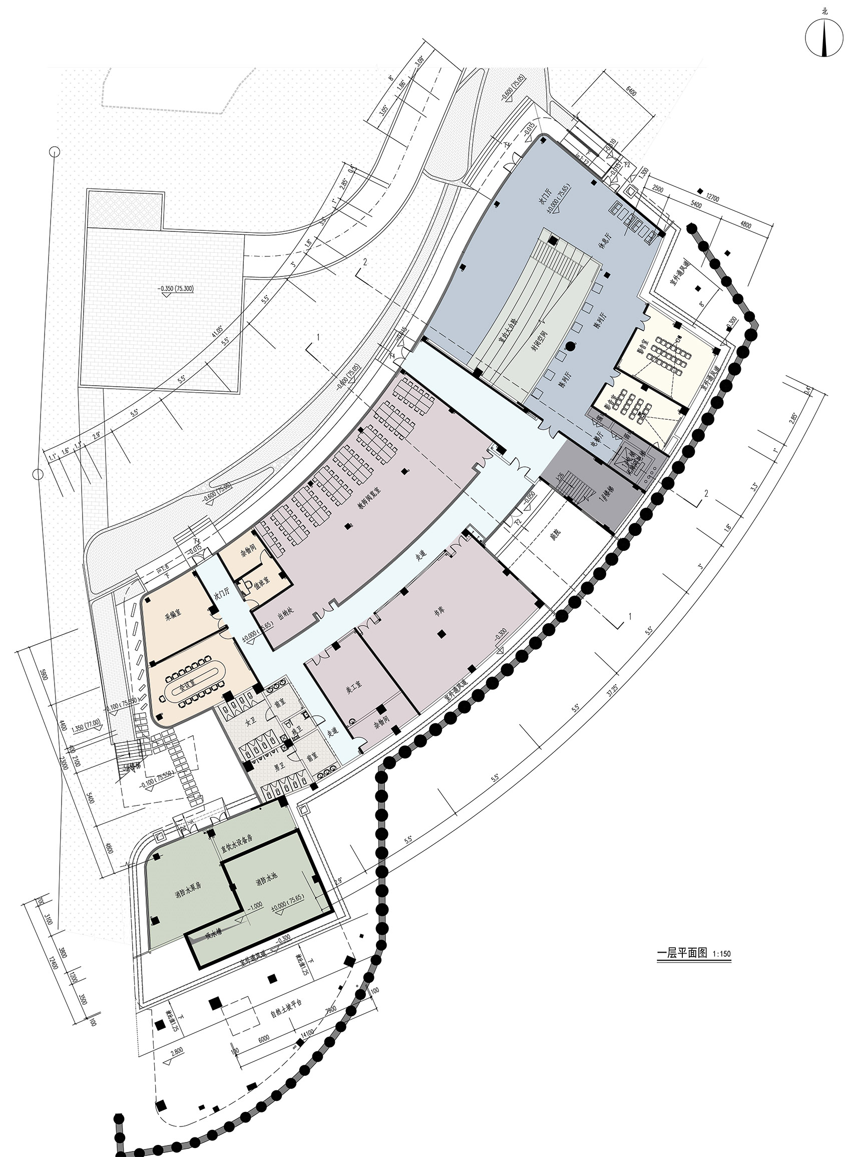 长沙市南雅中学图书馆丨中国长沙丨中机国际罗劲工作室-76