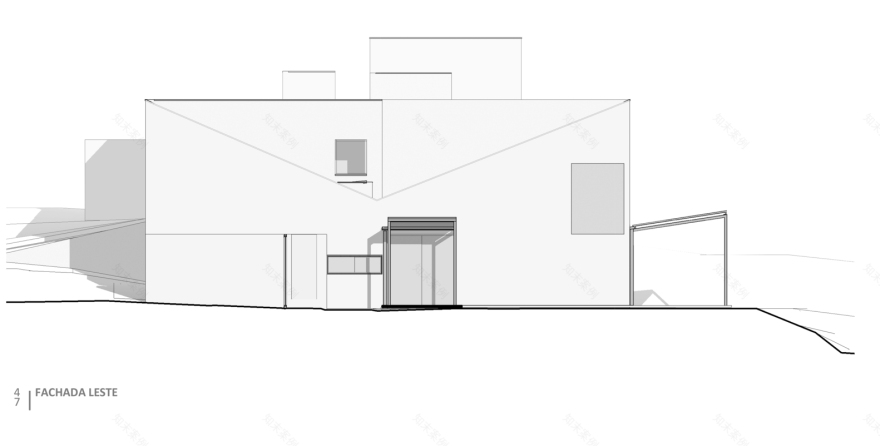 巴西 Cora House 的陡坡长廊建筑-49