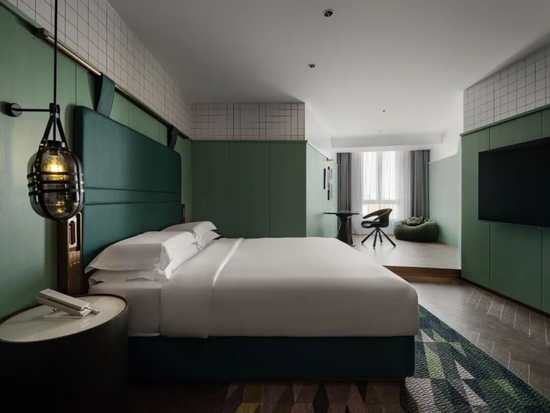 JDKJDesign｜北京·軍中綠花酒店：科技象徵美學與軍旅情懷的交融-73