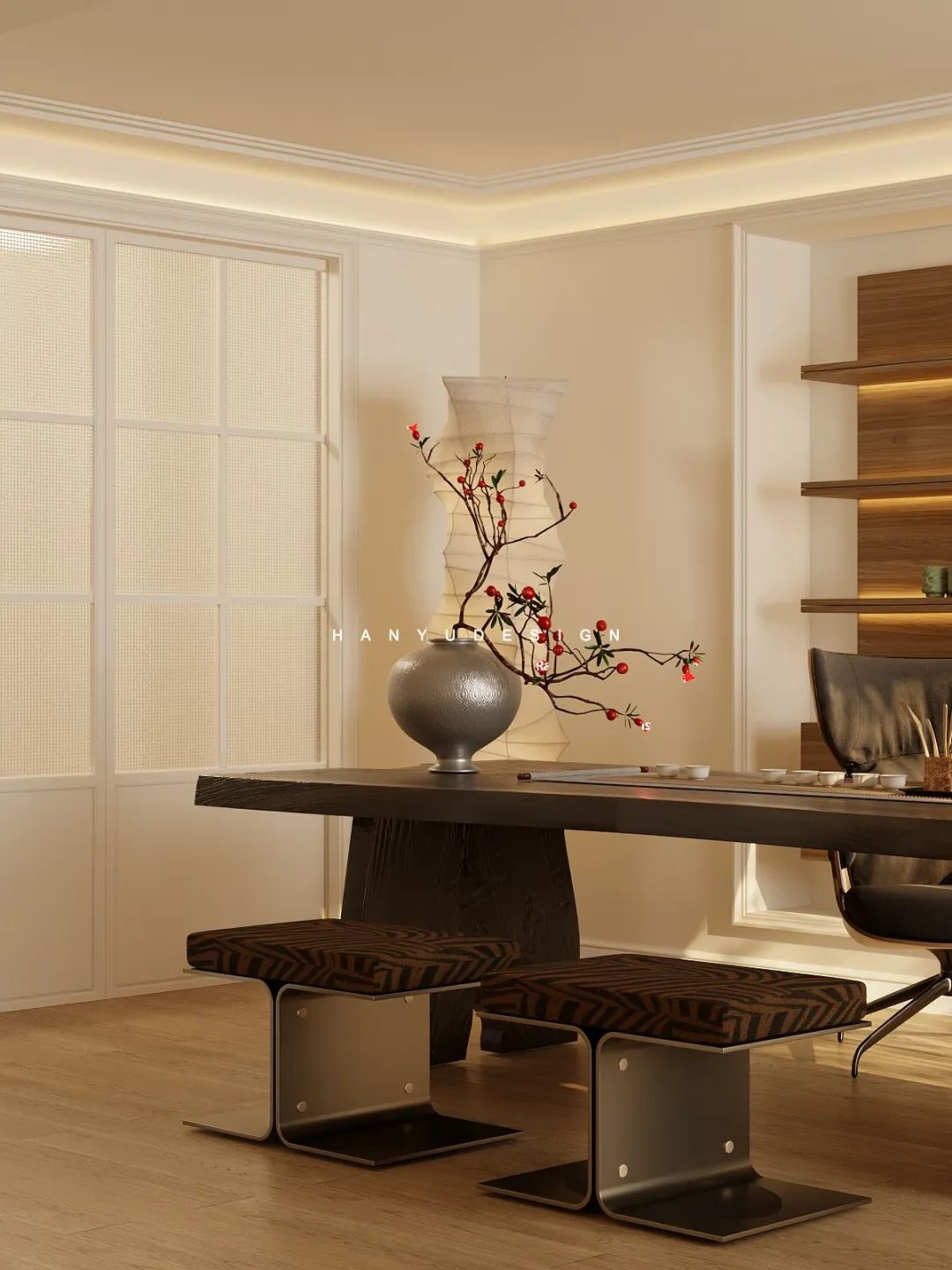 Chinoiserie 轻法式与东方风情碰撞的梦丨中国深圳丨深圳涵瑜室内设计-33