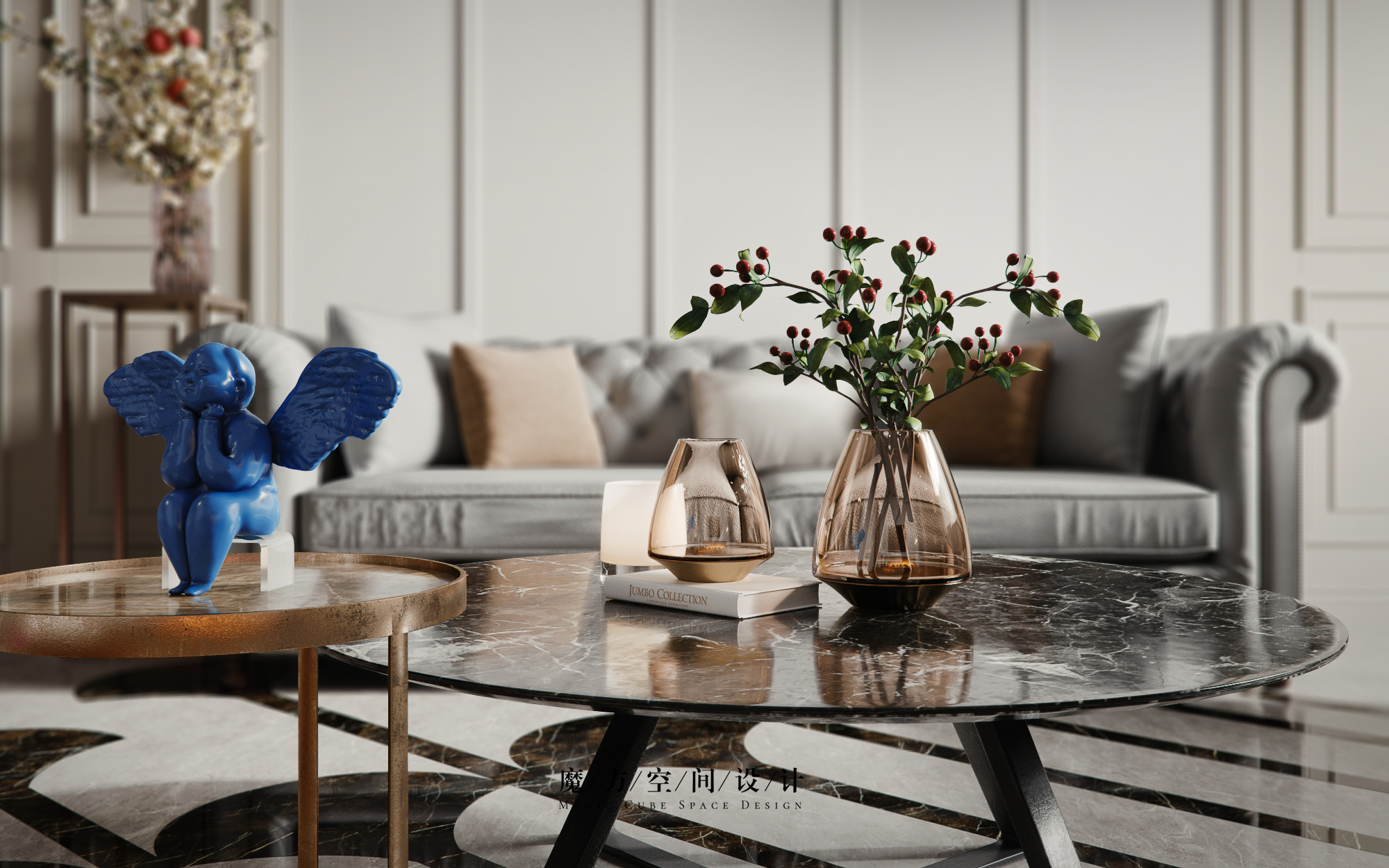 魔方空间设计 | 大连普罗旺斯别墅的魔幻之旅-12