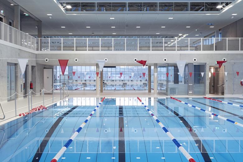 Sportbad NeckarPark 游泳馆丨德国斯图加特丨Niels Schubert Fotograf | BFF-18