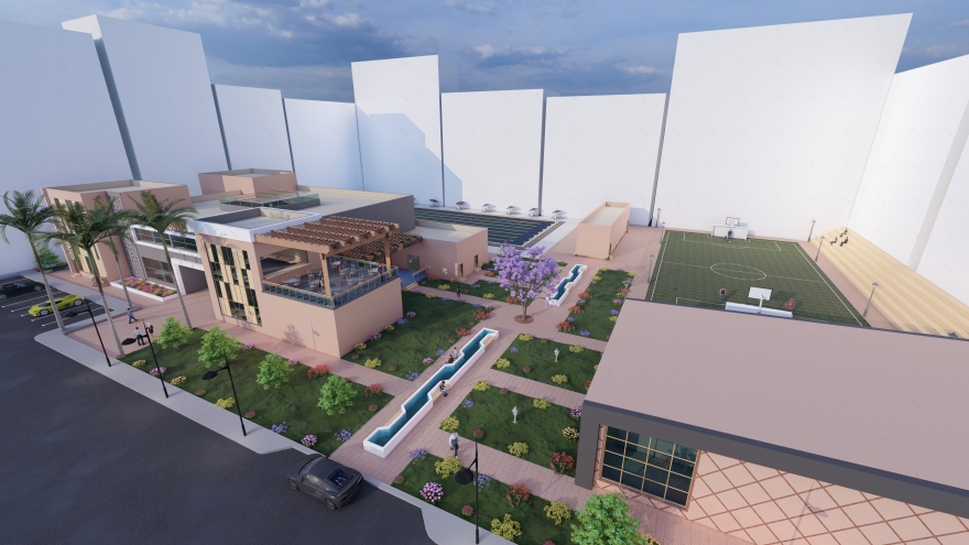 因巴巴青年中心丨埃及丨开罗大学工程学院建筑系-6