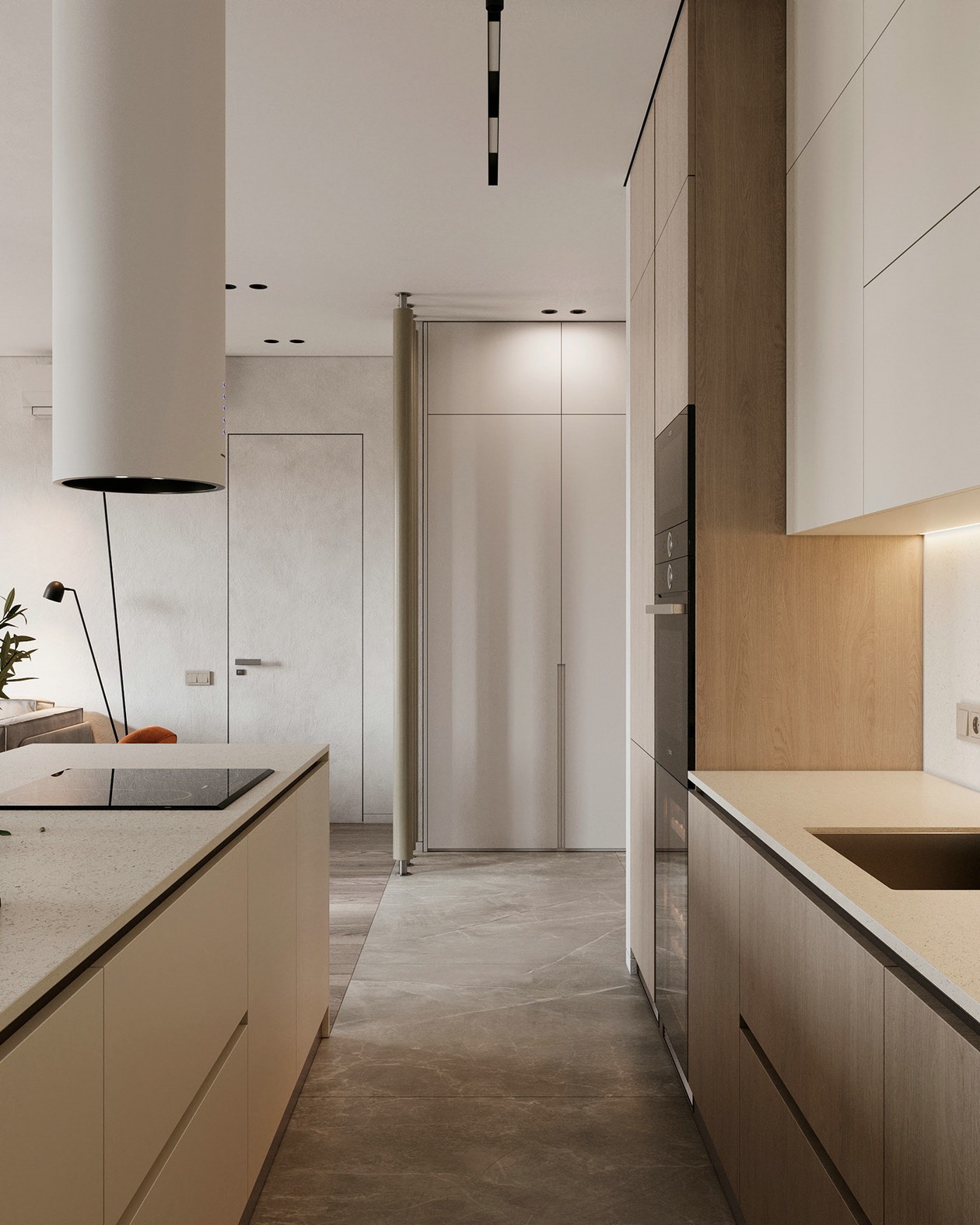 灰色系小空间公寓设计-7