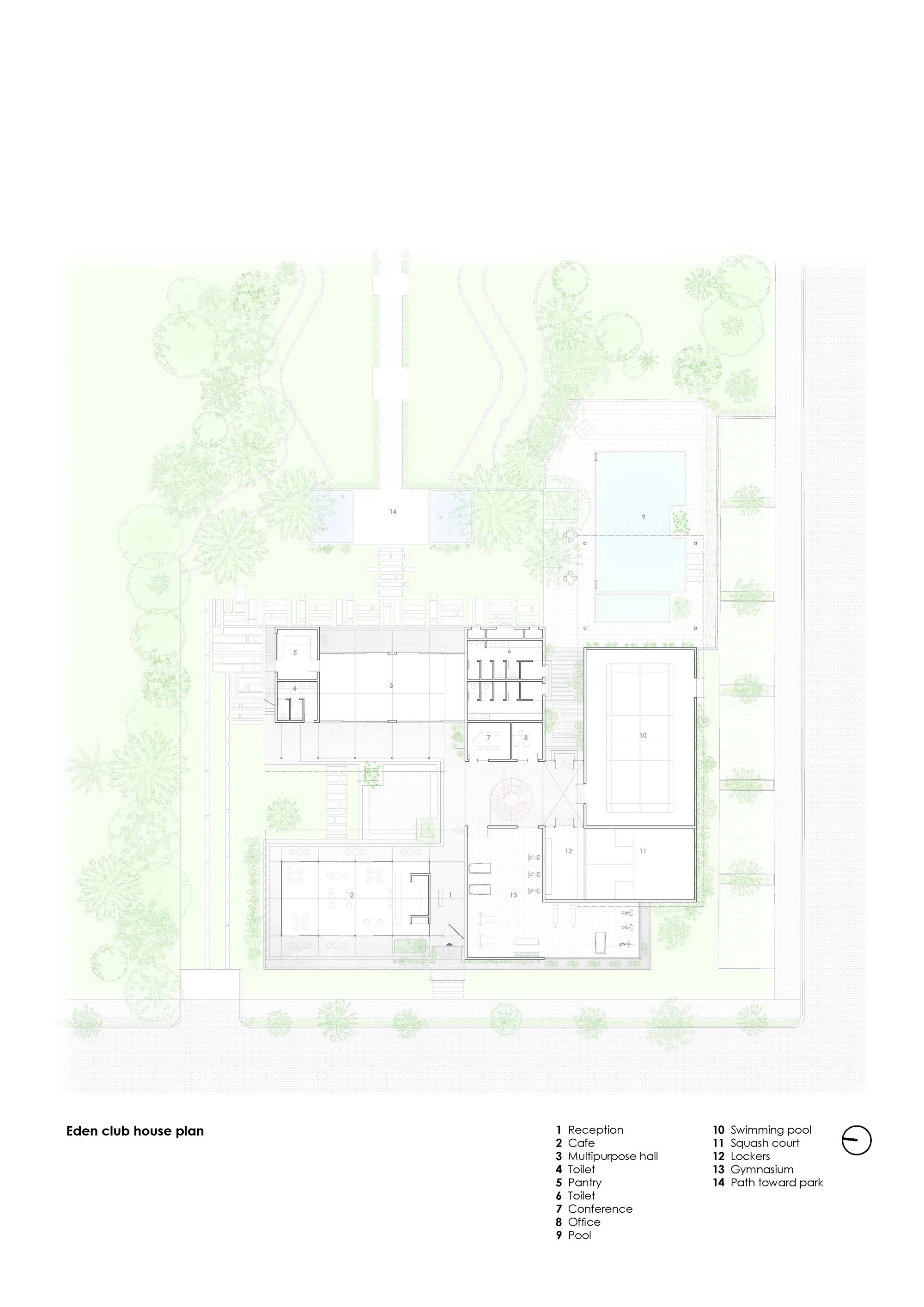 Courts House 俱乐部丨印度丨STUDIO MOTLEY-15