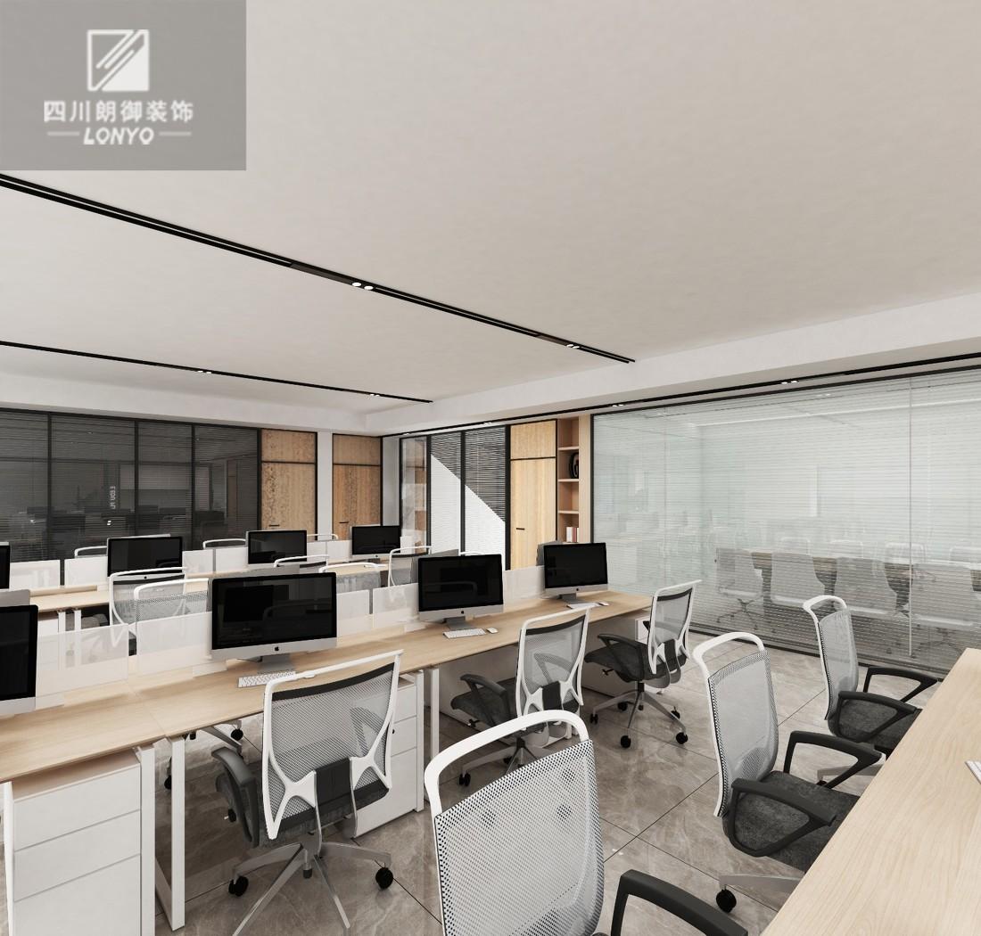 成都办公室装修设计案例·两江国际B座-0