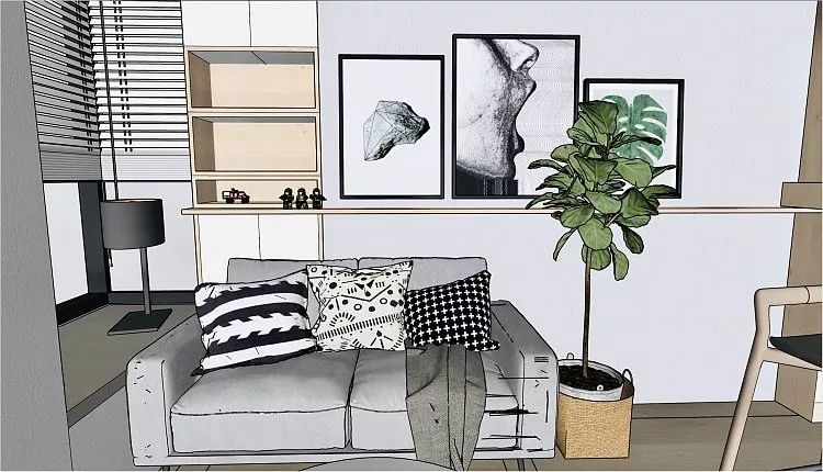 33㎡北欧猫宅,小空间大温馨-143