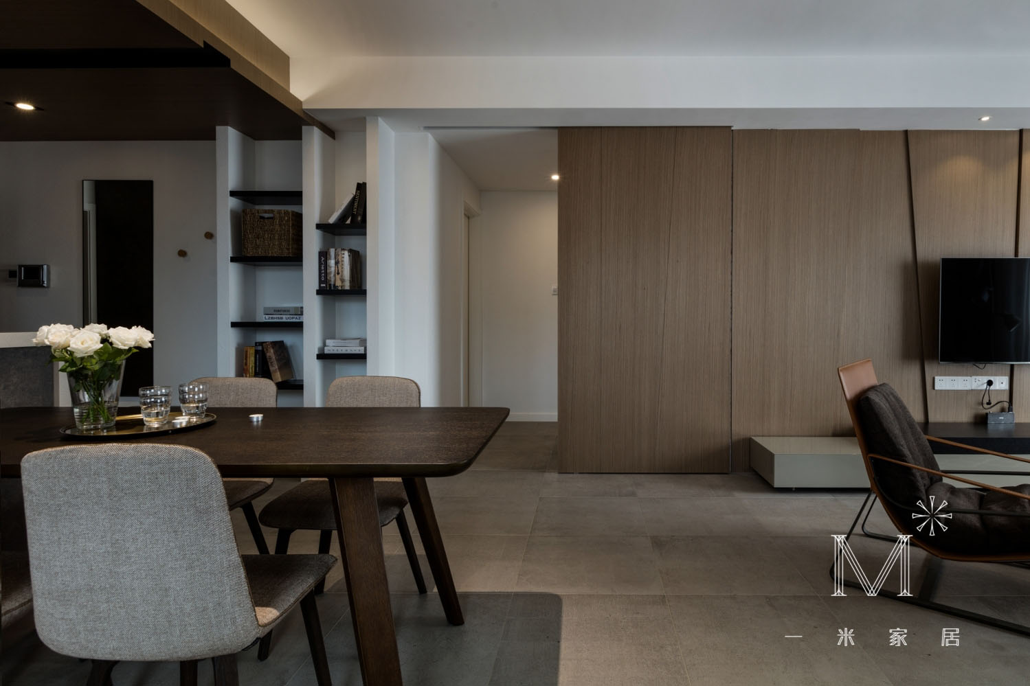【一米家居】 ◣ 年 轮 ◥ 115m2 现代风-24