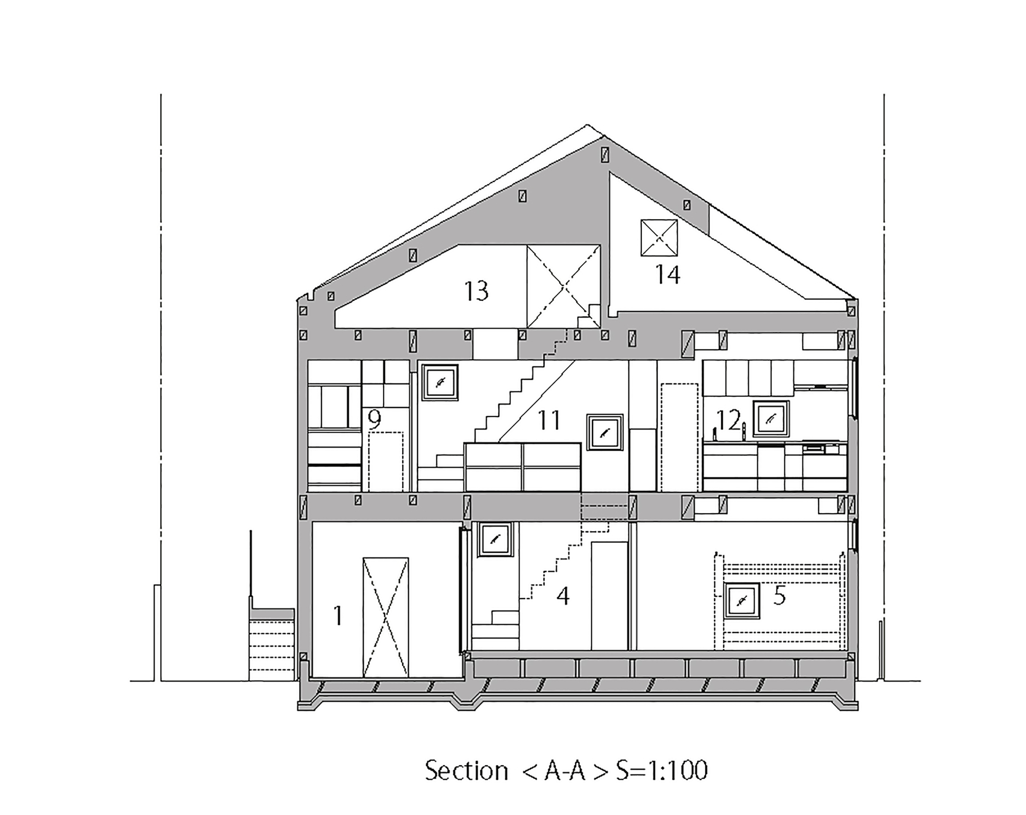 东京“对半· 对半”住宅丨Naf Architect & Design-47