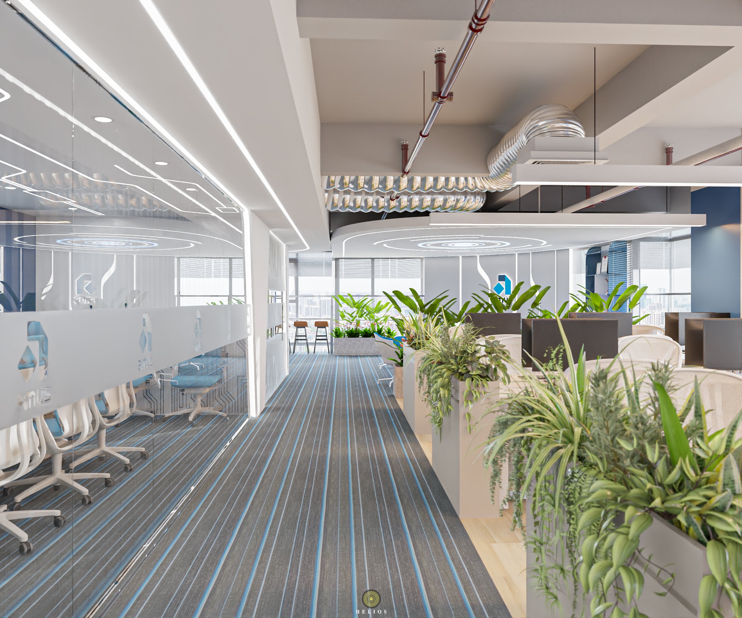 OFFICE - VĂN PHÒNG CÔNG TY GAME - TÒA NHÀ MHDI-10