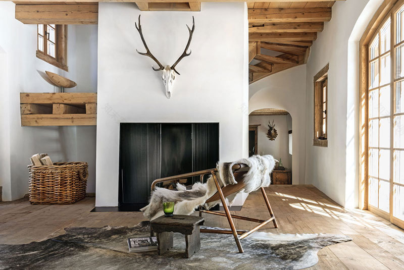 瑞士百年山间别墅,传统与现代的完美融合-5