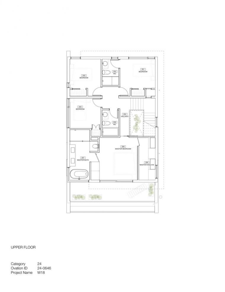 温哥华 2996 西 11 号住宅 | 砖墙与竹子的和谐共生-30