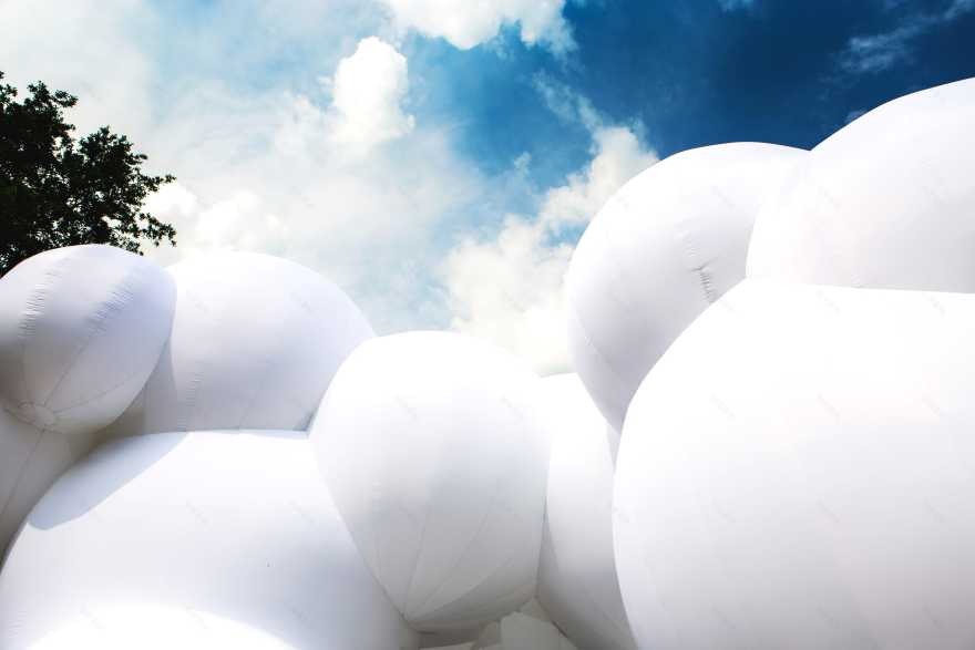 可移动的棉花糖云亭装置(SKUM Pavilion)-12