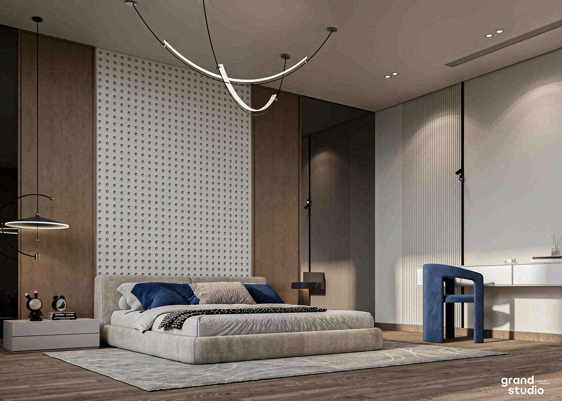 主卧室设计丨Aya Shahin-4