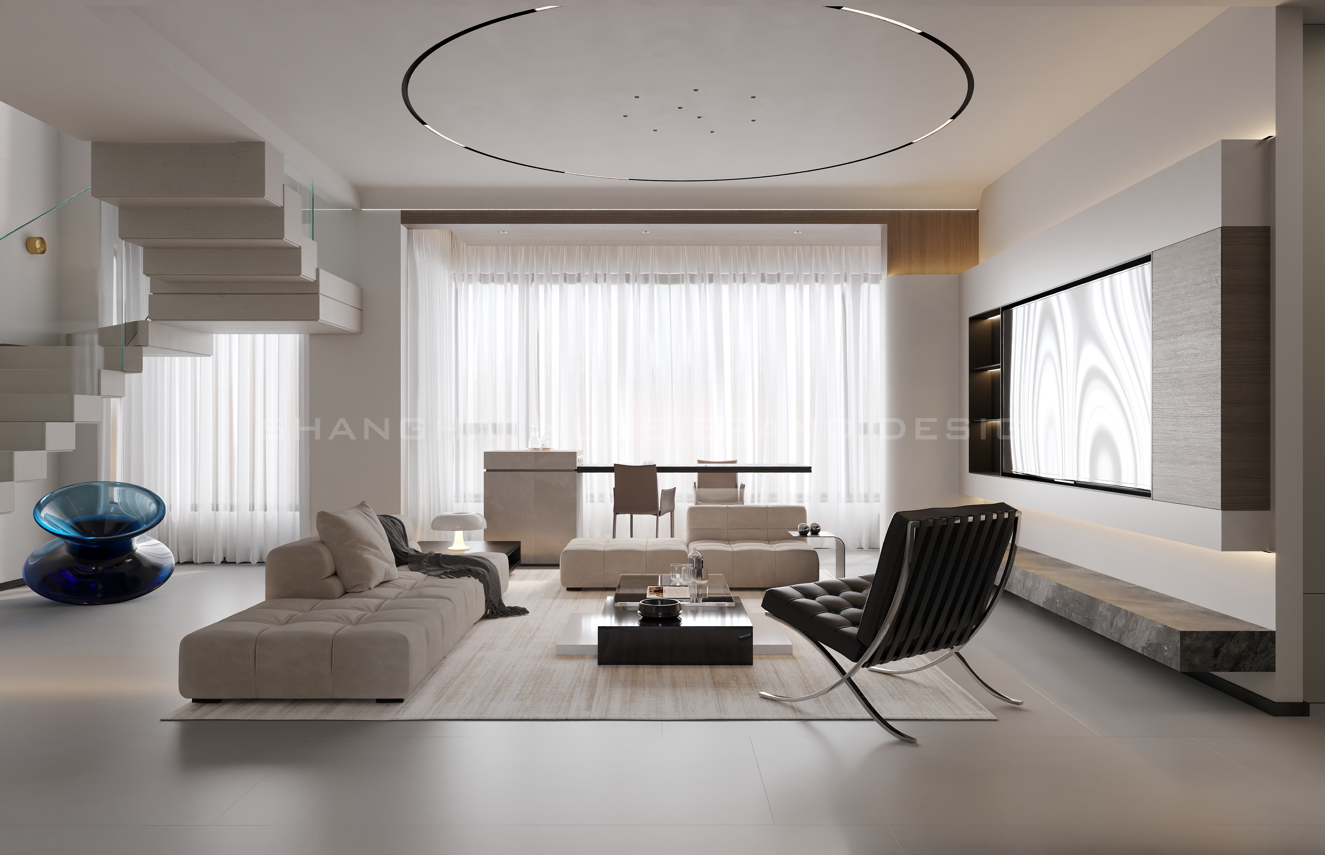 打工人的梦中情家！极简设计，把“高级懒宅”过成日常-17