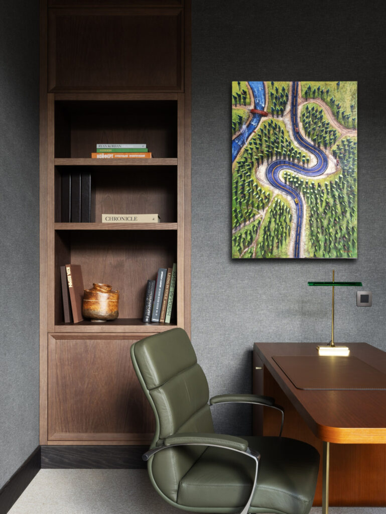 69平米家庭商业私人办公室设计丨Мария Ксенофонтова-28