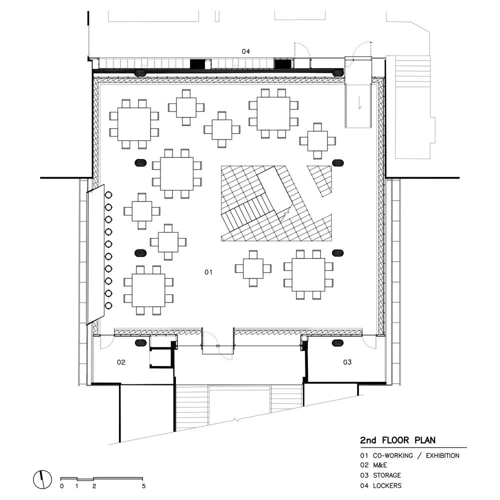 泰国朱拉隆功大学建筑图书馆，旧空间新生的创意探索-106