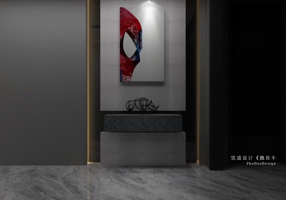 马赛克艺术打造的现代家居空间-0