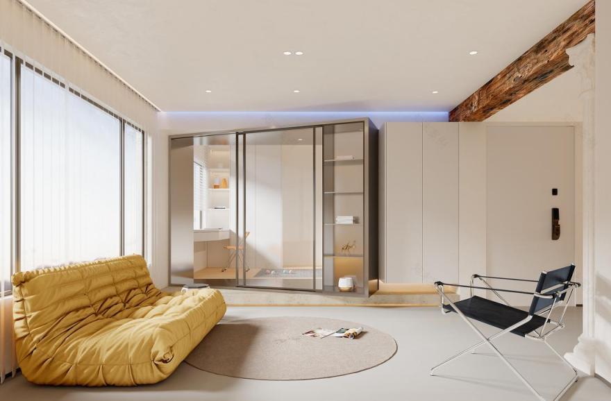 蓝色传奇 · 简约纯粹空间艺术-0