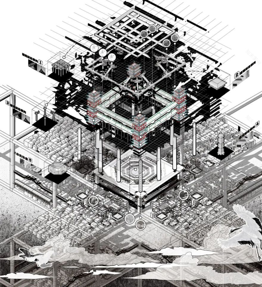 超现实主义!广美优毕以游戏方式打开建筑!“语言景观+声音景观”将宗教步入虚境!超越物理边界的多节点虚拟宗教网络打造沉浸式声光幻境-135