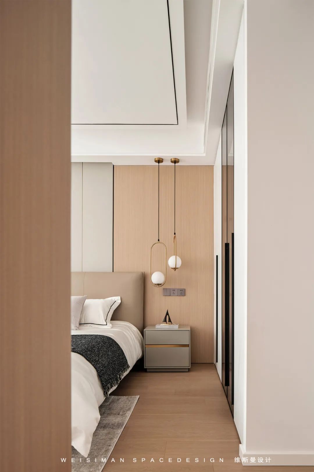 奶油色调的温柔私宅丨苏州维斯曼全案设计-53