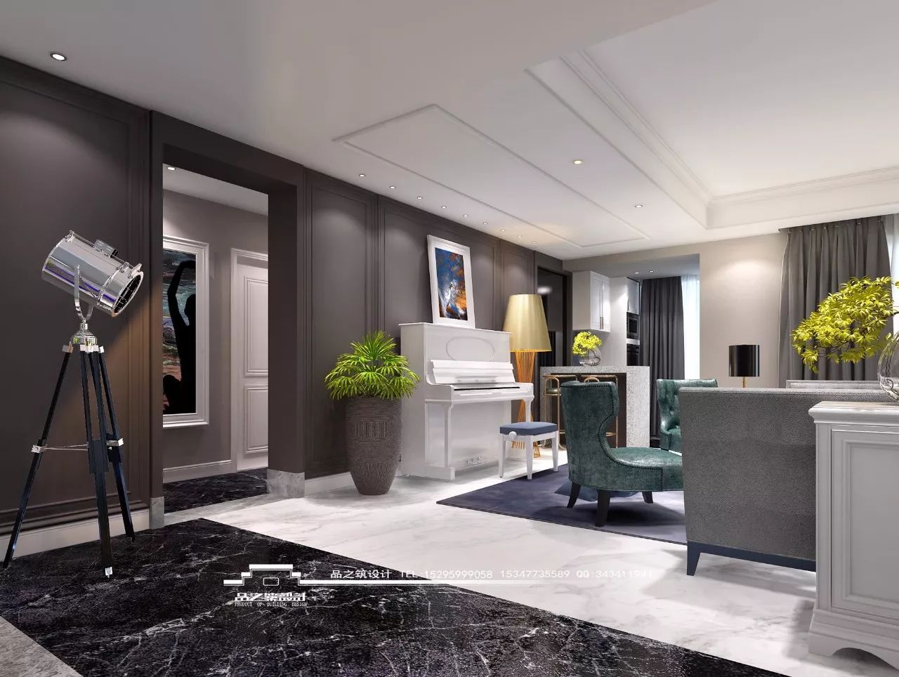 品之筑设计 | 轻奢质感,回归生活本真-16