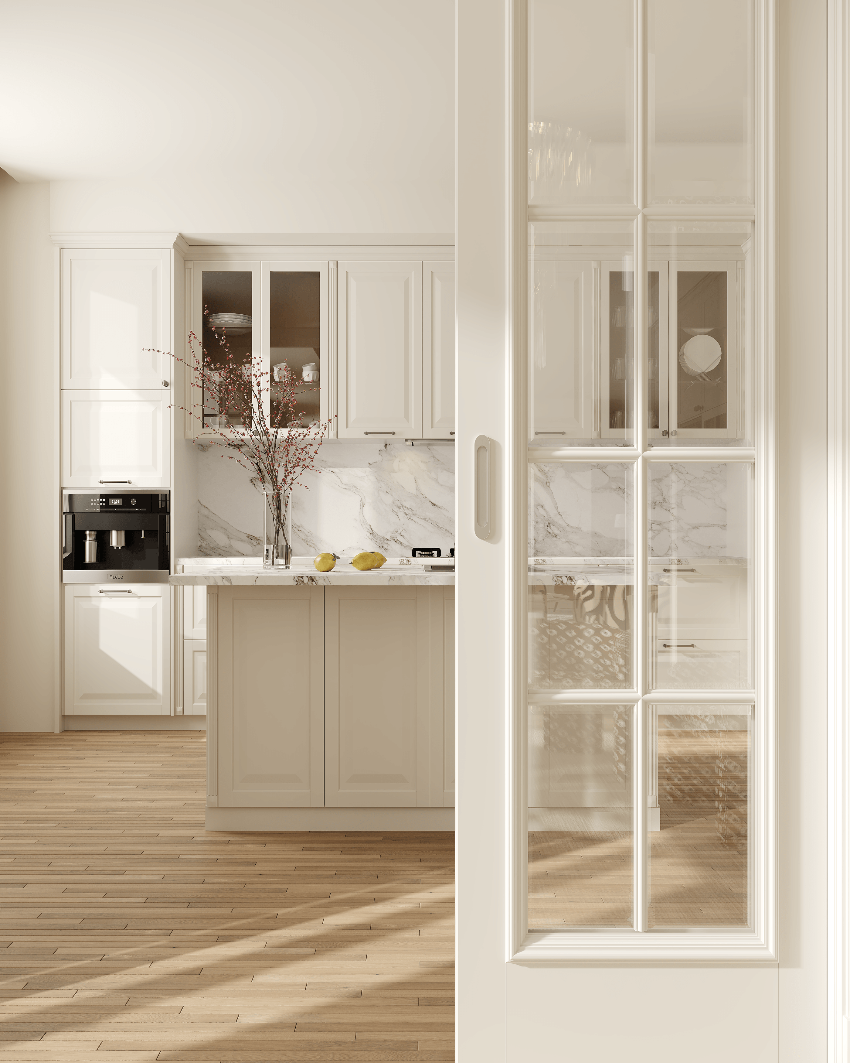 法式别墅空间丨中国合肥丨鹏大空间设计表现-20