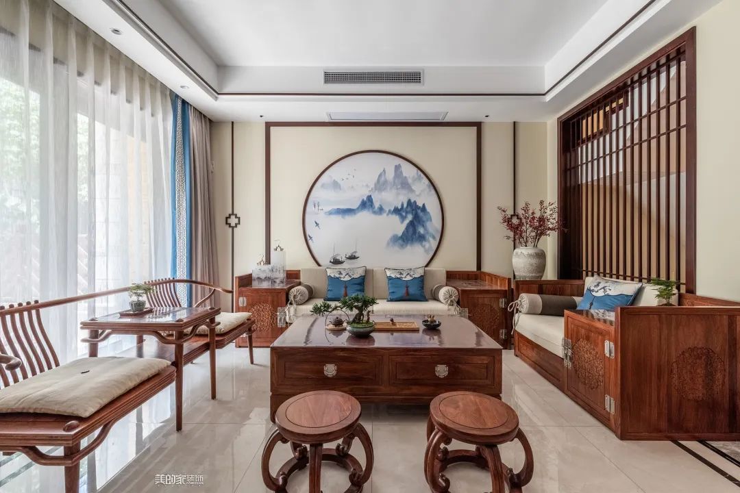 禅意风骨,新中式 290㎡大美之家-26