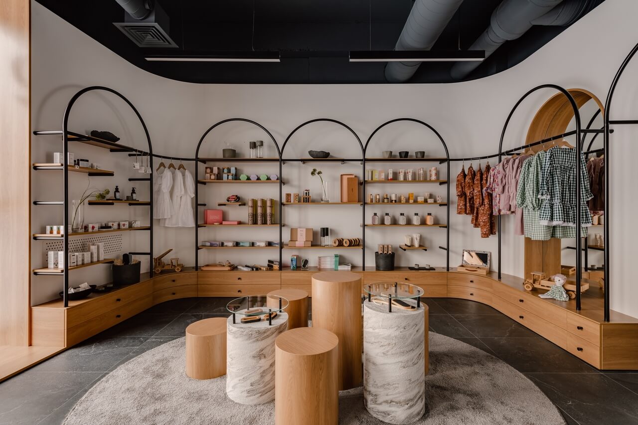 OLIKA Concept Store w Tuszowie Narodowym - showroom pełen ekologicznych produktów - PLN Design-2