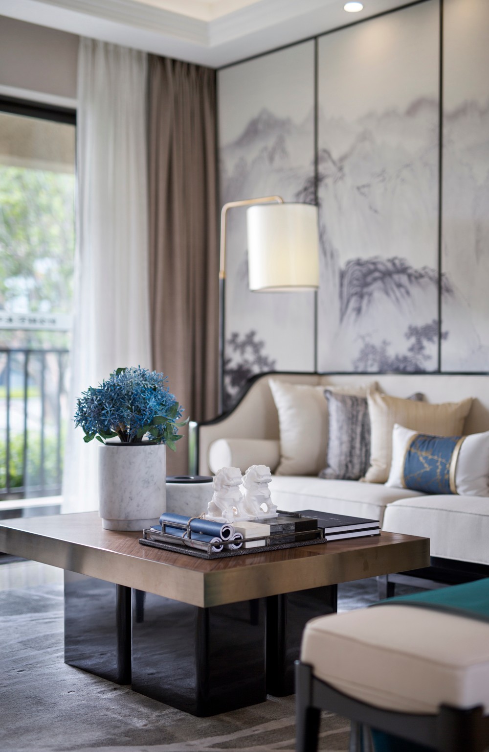 淡雅静谧的新中式住宅  其境设计-8