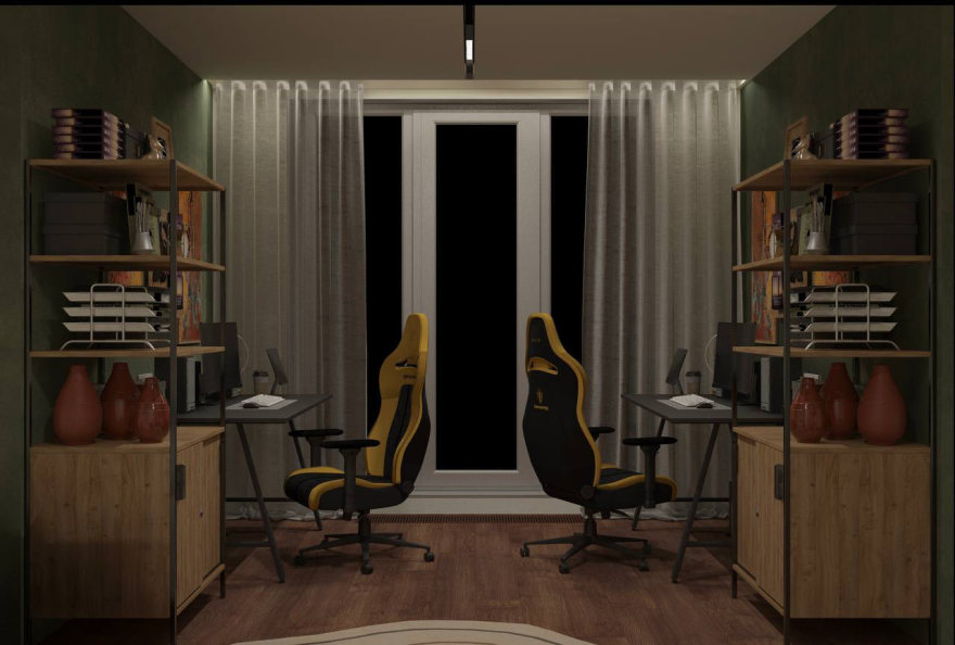 年轻情侣公寓设计项目丨乌克兰基辅丨Diana Chehaieva-32